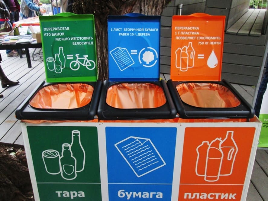 контейнеры для сортировки отходов